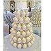ELENKER 120pcs Cupcake Wrapper Lace Laser Cut Filigree Cupcake Wraps Liner Baking Cup