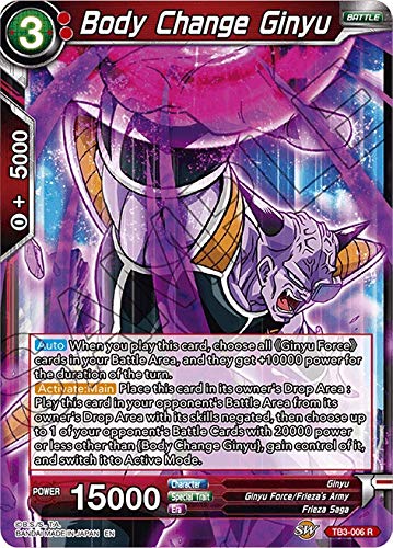 Dragon Ball Super TCG - Body Change Ginyu - TB3-006 - R - Clash of Fates