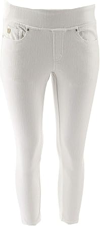 belle by kim gravel flexibelle cropped jeans