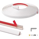 Art3d 20 ft Outside Corner Trim, Peel and Stick for Wall Tile Edge, White | Flexible, Durable, Waterproof, Strong Adhesive, High Viscosity, Easy to Clean, Ideal for Tiles Edges, Furniture Decoration