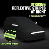Favoto Hatchback Car Cover 145-157 in Waterproof 5-Layer with Right Side Zipper view 4