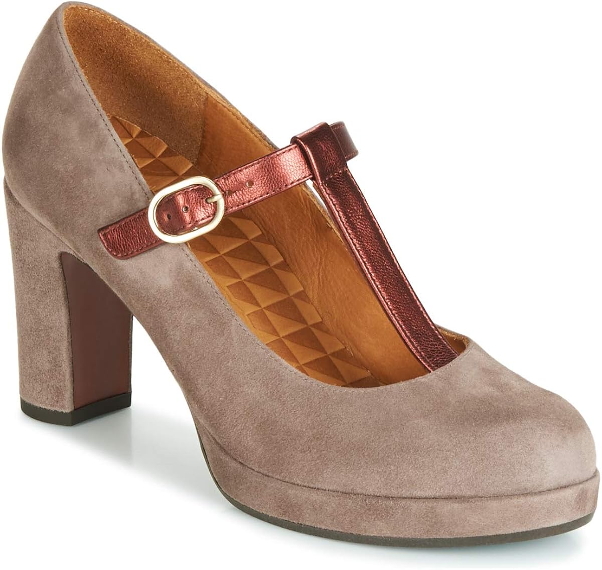Amazon.com | Chie Mihara Juno Court Shoes Women Beige Court Shoes Shoes | Pumps