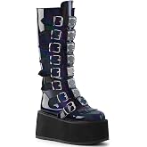 Demonia Women's Damned-318 Knee-high Boots