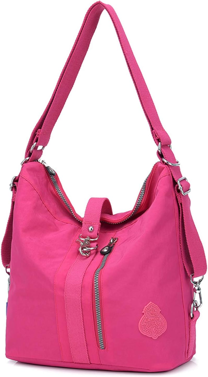 Outreo Women Shoulder Bag Handbag Casual Backpack Girls Messenger Bag for Sport Satchel Travel Daypack Crossbody Cross Body Bag Nylon - Image 3