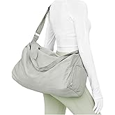 Small Gym Bag for Women Lightweight Carry on Gym Tote Bag, Workout Sport Duffle Bag with Shoe Compartment,Crossbody Shoulder Travel Bag for Swim, Yoge, Dance