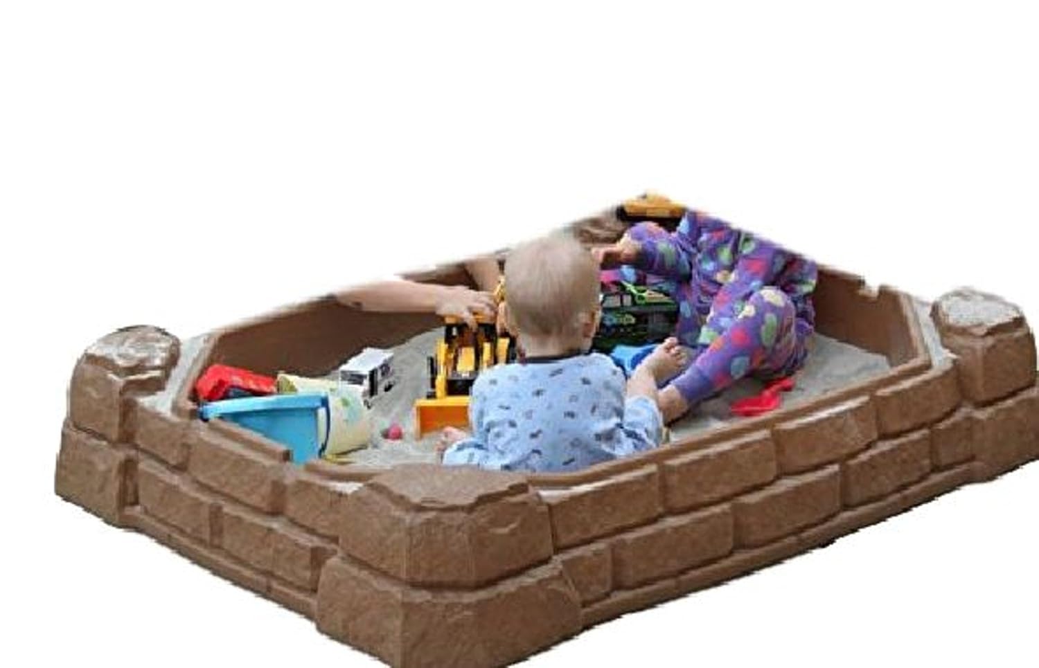 ATS Sandbox with Lid Toys for Kids Outdoor Sandbox Large