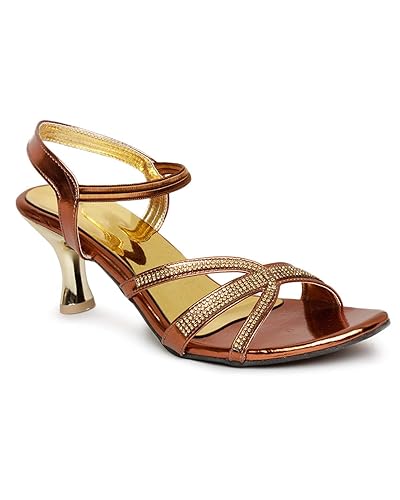 Buy Bella Toes Women S Copper Fashion Sandals 6 Uk India 39 Eu 204 Copper 39 At Amazon In