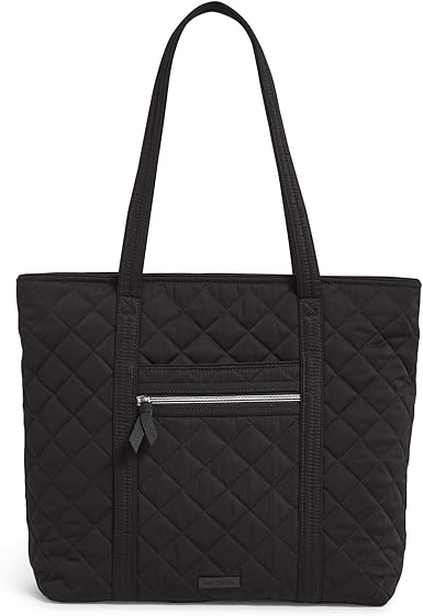 vera bradley black quilted tote