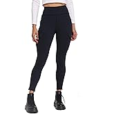 Womens Cargo Leggings Yoga Work Pants with Pockets Gym Athletic Workout Running Hiking High Waisted Tummy Control
