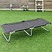 Heize best price Black Folding Portable Camping Cot Outdoor Portable Military Bed Hiking(U.S. Stock)thumb 1