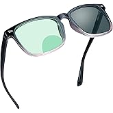 YEIN Bifocal Reading Glasses, Photochromic Gray Sunglasses, 0.00/+1.75 Magnification for Men/Women