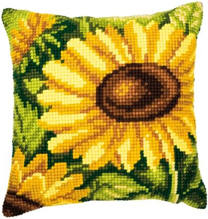 Vervaco Cross Stitch Cushion: Sunflowers