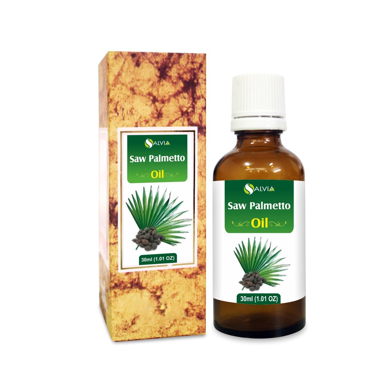 Saw Palmetto Oil (Serenoa Repens) | Pure and Natural Cold-Pressed Oil | Moisturize and Nourish Skin, Prevent Hair Loss| Used in Cream, Lotion, Shampoo, Serum, and Many Others - 30ML