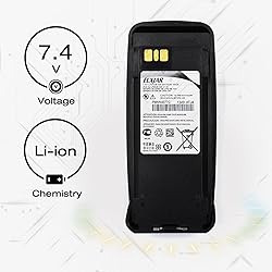 elxjar (2-Pack) 7.4V 3200mAh Li-ion Battery