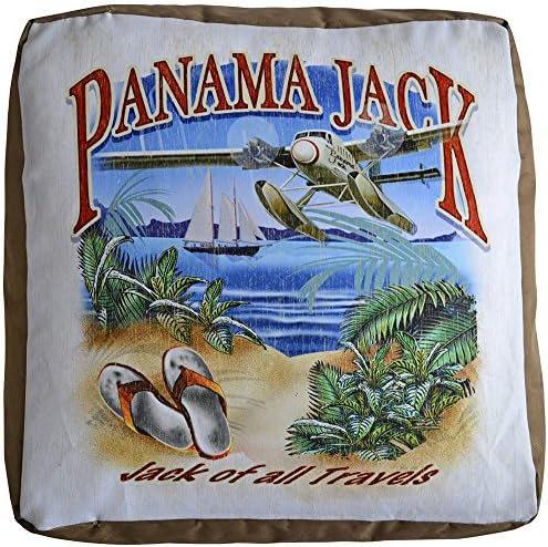 Panama Jack of All Travels Pouf Ottoman
