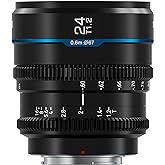 SIRUI Night Walker 24mm S35 Manual Focus Cine Lens, T1.2 Large Aperture RF Mount Lens for RED Komodo, R7, R10, C70, R50 (MS24