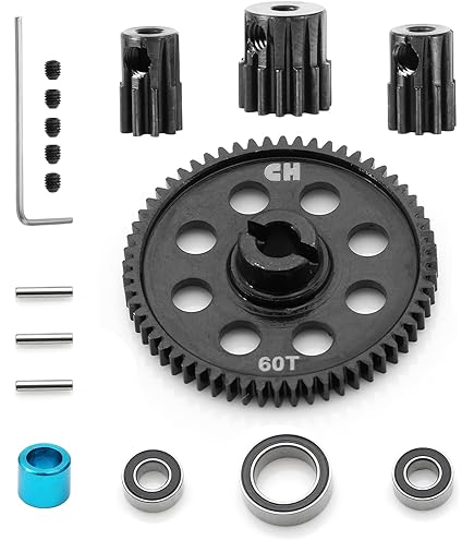 Amazon.com: Hot Racing SLTN60M5 Steel Main Gear 0.5module 60 Tooth