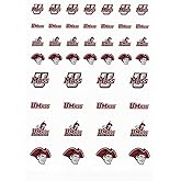 UMass Minutemen Small Sticker Sheet - 2 Sheets