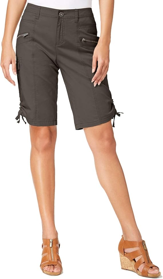 Petite women's cargo shorts Clearance