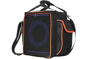 Carrying Case Travel Bag for JBL Partybox Encore 2, Portable Speaker Tote Bag Organizer Pouch with Shoulder Strap & Side Stor