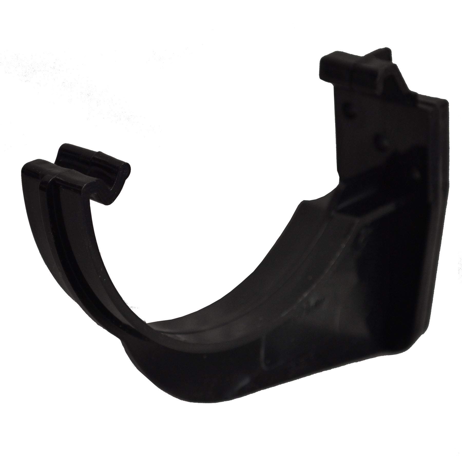 Pack of 5 - Half Round Guttering Fascia Bracket - Black