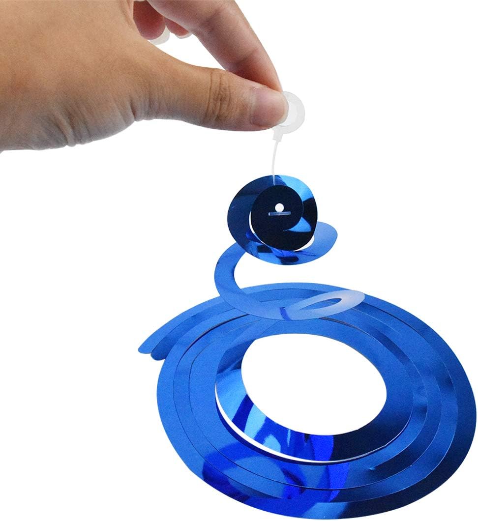 Navidad Azul 18pcs Serpentinas Cumpleaños Espiral Reutilizables Adornos