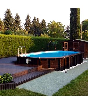 Piscine Hors Sol En Bois Jardin 727 Amazonfr Jardin