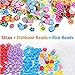 RockTown Toys Slime Supplies Kit Stuff - 60 PCS Foam Beads & Balls, Glitter, Fruit Slices, | Add Ins for Slime & Floam | Supply Kit for Slime Parties | Fun & Educational for Boys & Girls