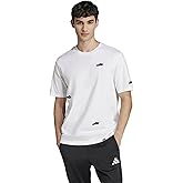 Adidas Mens Lounge Slides Graphic T-Shirt