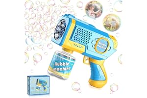 Lcenno Bubble Gun for Kids Bubble Machine for Boys Girls Toddlers Automatic Blower Toys Summer Bubbles Maker for Ages 3 4 5 6