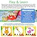 Little Treasures Literacy Card Game - Kids Learn to Spell and Identify Pictures While Playing Fun Board Game
