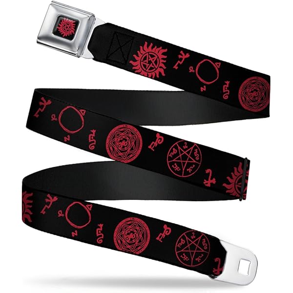 Amazon.com: Buckle-Down Seatbelt Belt Supernatural Regular