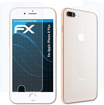 Atfolix Schutzfolie Kompatibel Mit Apple Iphone 8 Plus Amazon De Elektronik