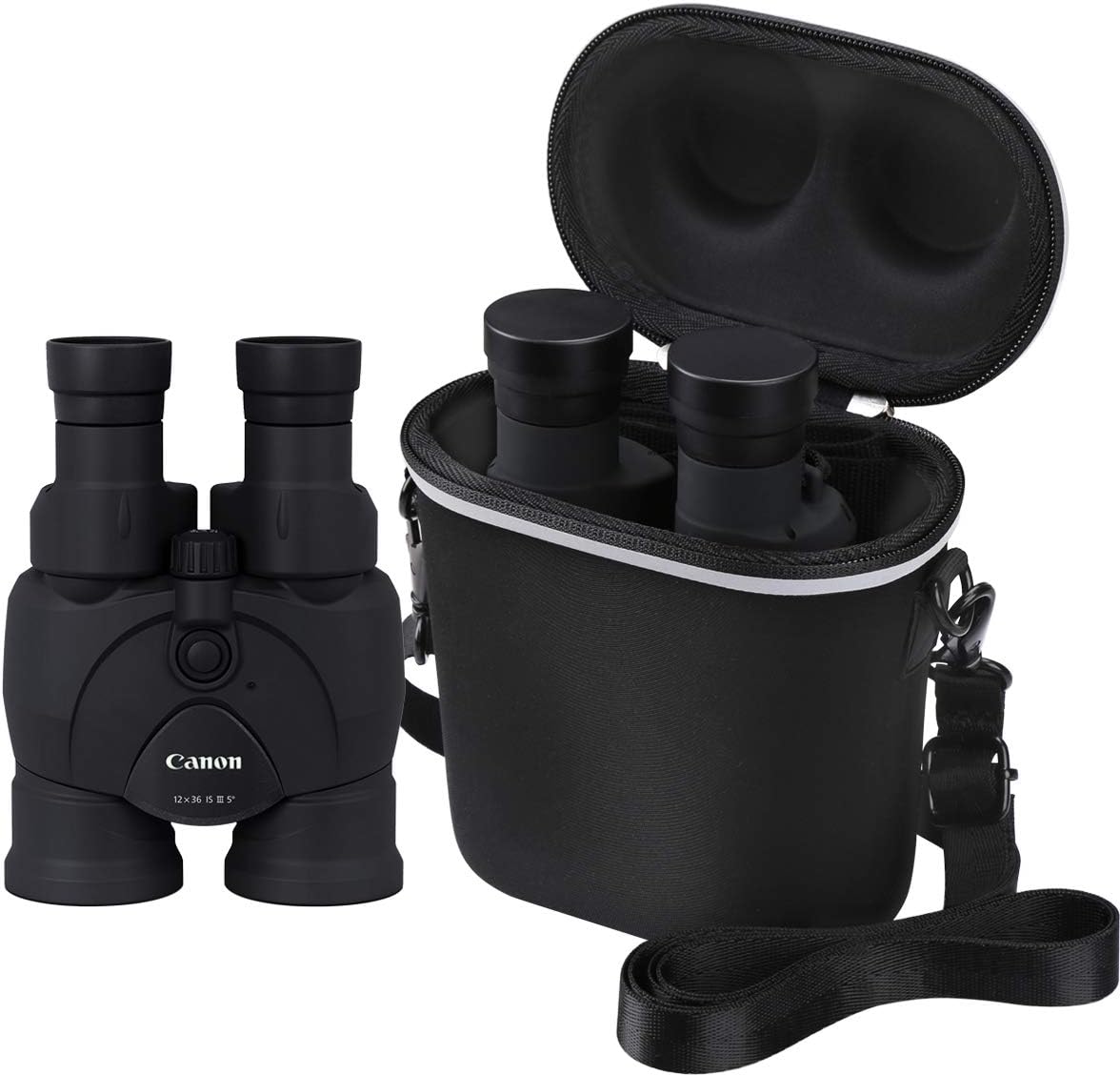 Aproca Hard Protective Case for Canon 12 x 36 IS III Binoculars, Black - Image 3