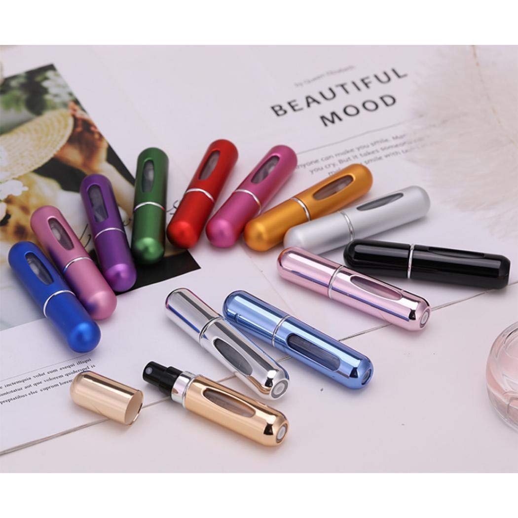melysUS Travel Portable Mini Refillable Perfume Atomizer Bottle Scent Pump Spray Case Refillable Containers