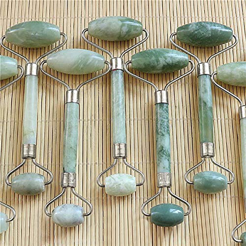 Pro-Nu Jade Roller Face Massager with Natural Jade Stone for Face Eye Massage