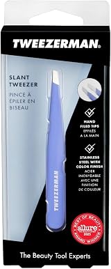 Tweezerman Lapis Blue Slant Tweezers - Professional Stainless Steel Precision view 4