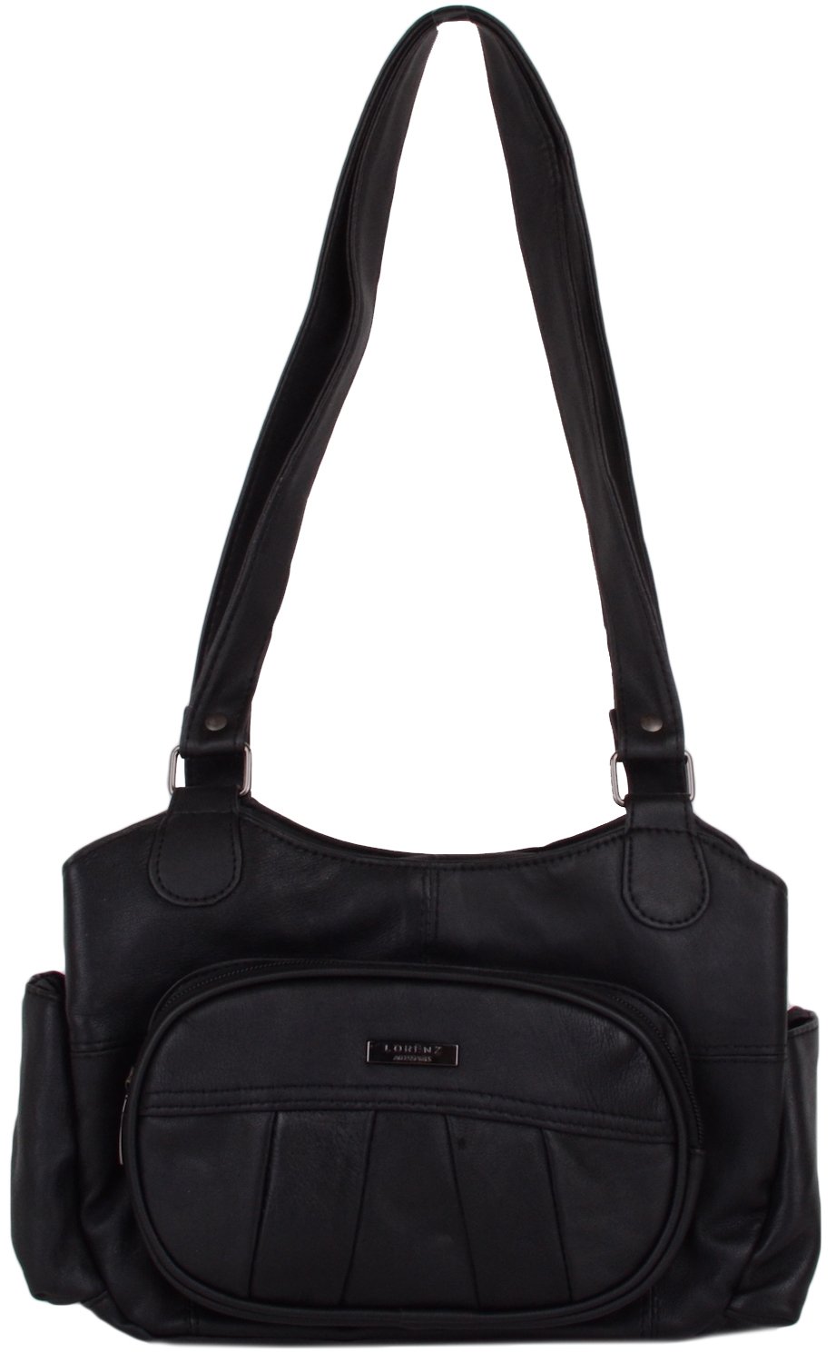 Womens Super Soft Leather Handbag/Shoulder Bag with Multiple Pockets