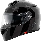 TORC T28B Blinc Wireless Integrated Modular Full Face Motorcycle Helmet
