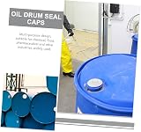 iplusmile 20x Plastic Drum Bung Plugs Threaded Lid Caps for Oil Barrels 7.5cm view 3