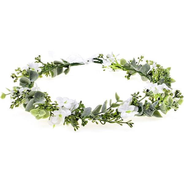 Amazon.com : DreamLily Greek Headpiece Bridal Leaf Crown  display picture 1