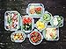 Kinetic 01331 GoGREEN Glassworks Series 6 Piece Square Oven Safe Glass Food Storage Container - 30 Ounce, Square