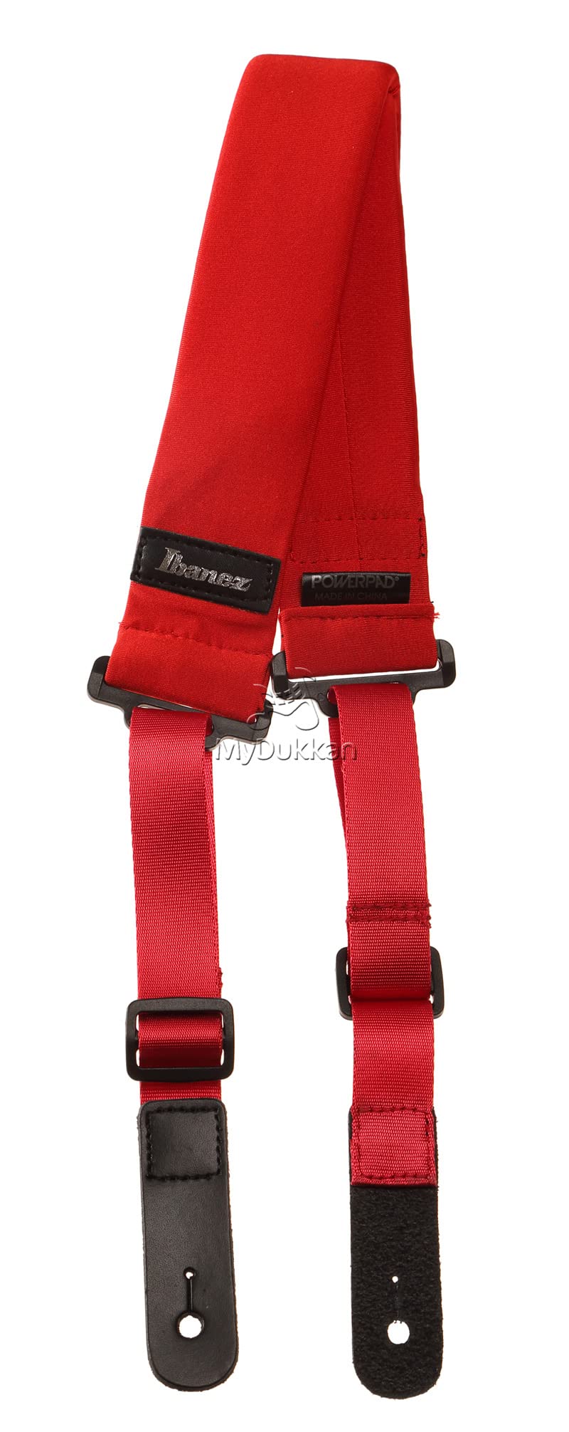 Ibanez Powerpad GSF50-RD Guitar Strap Length Adjustable from 1150 to 1350 mm Width 50 mm Red