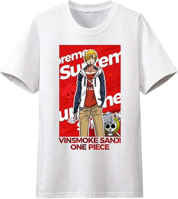 Amazon Jujurong アニメ風 One Piece ワンピース サンジ Sanji メンズ レディース Tシャツ 半袖 Tシャツ Tシャツ カットソー 通販