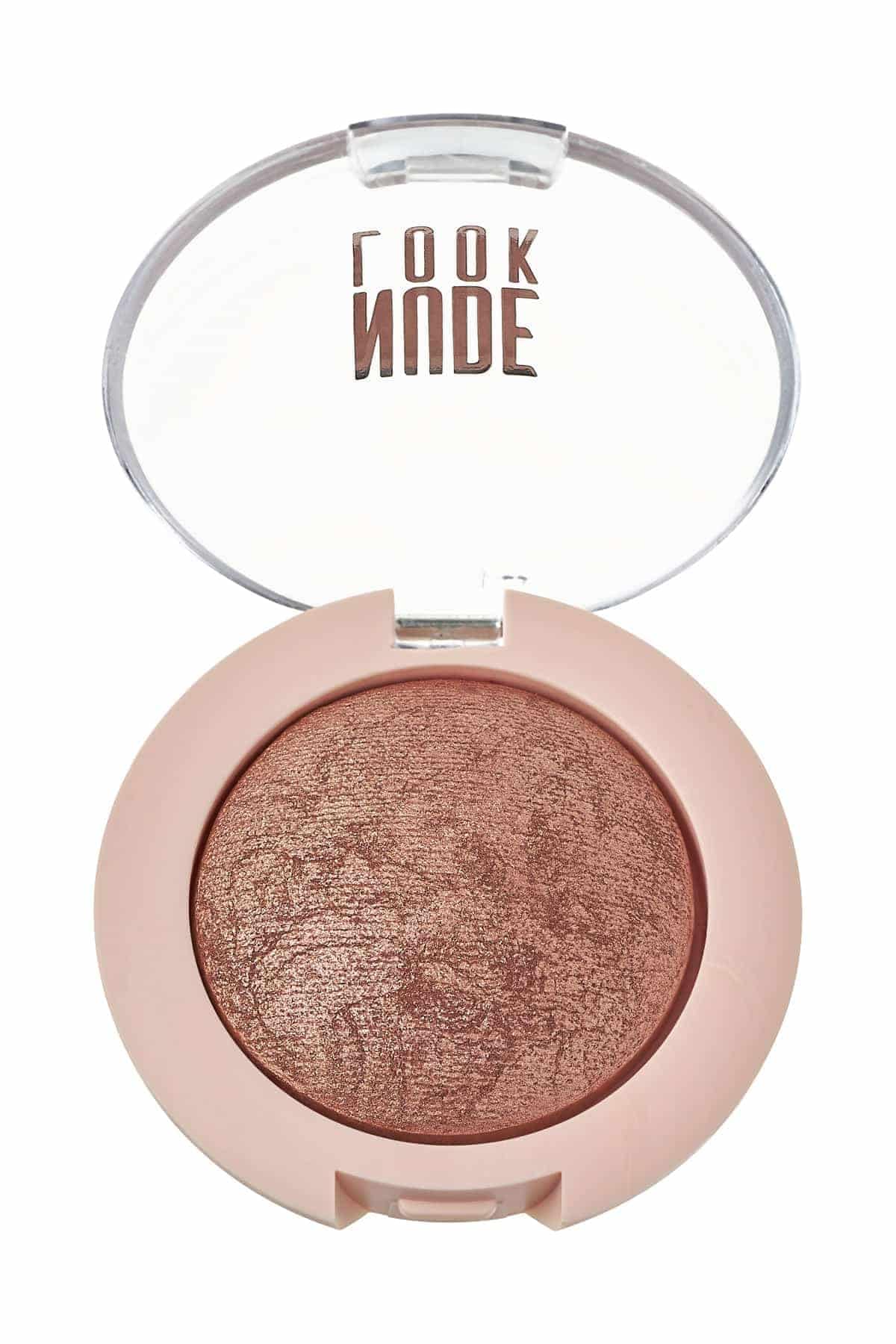 Golden Rose Nude Look Pearl Baked Eyeshadow - 02 Rosy Bronze