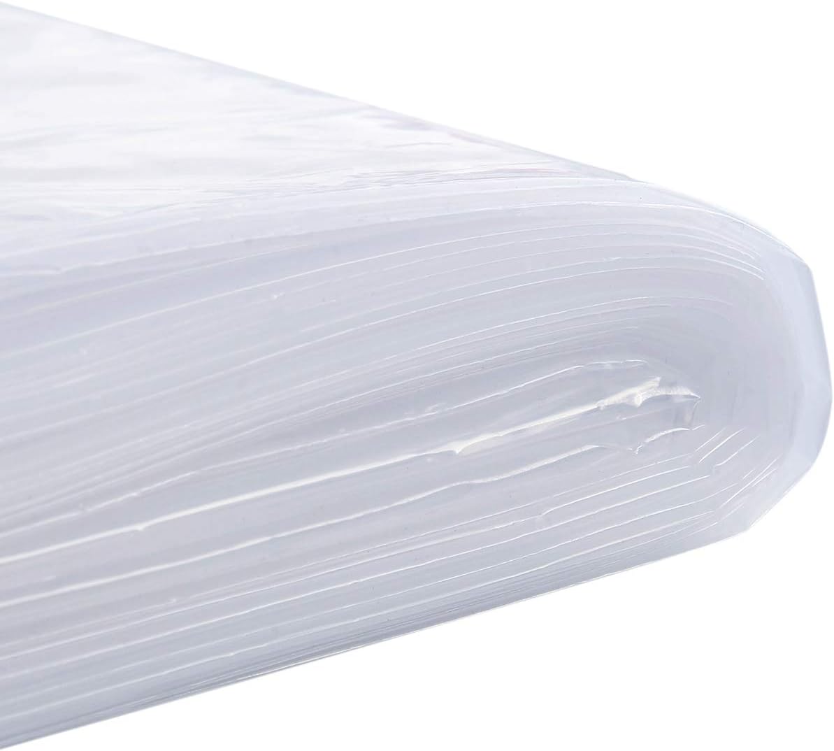 VICMORE All-New Painters Plastic Drop Cloth 9 Feet by 12 Feet Plastic Painting Tarp Waterproof Plastic Cover Clear Tarp Plastic Sheeting - - 