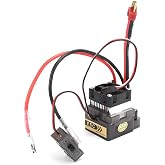 Brushed ESC, Two Way Control Heat Sink 320A Two Way ESC 3S-6S for RC Car Boat 1/8 Scale Enthusiasts