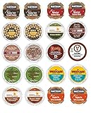 20 Winter Variety K Cup Pack - Includes Santa's White Christmas, Chocoalte Chip Cookie, Chocolate Fudge Cake, Italian Rum, Maple Sleigh, Winterfest, Tiramisu, Creme Burle, Chocolate Mint and Other Winter Flavors