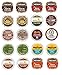 20 Winter Variety K Cup Pack - Includes Santa's White Christmas, Chocoalte Chip Cookie, Chocolate Fudge Cake, Italian Rum, Maple Sleigh, Winterfest, Tiramisu, Creme Burle, Chocolate Mint and Other Winter Flavors