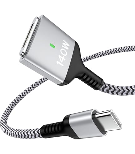 Amazon.com: 140W MacBook Air Charger,USB-C to MagSafe 3 Cable,6FT